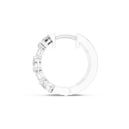 Celebrity Style Diamond Hoop Earrings | Red Carpet Jewelry | Flagship Diamond Hoop Earrings – Signature High Jewelry