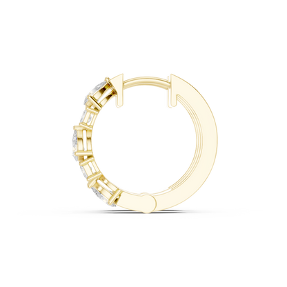 Celebrity Style Diamond Hoop Earrings | Red Carpet Jewelry | Flagship Diamond Hoop Earrings – Signature High Jewelry