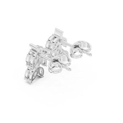 Editorial-Worthy Leaf Diamond Earrings | Runway Fine Jewelry | Fine Leaf Diamond Stud Earrings | Premium Gold & Diamond Jewelry