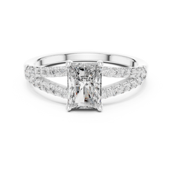 Angle 5 Hallmark Stamp Detail: Close up view of the inside band showing authentic metal purity hallmark stampings for solid 14K Gold, 10K Gold, and 18K Gold fine quality craftsmanship from HB Prestige Jewels.