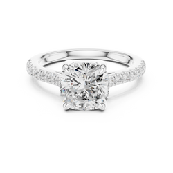 Angle 5 Hallmark and Band Detail showing the polished 1.70 mm band thickness and 2.00 mm width with official gold hallmark stamp and flawless stone setting by HB Prestige Jewels.