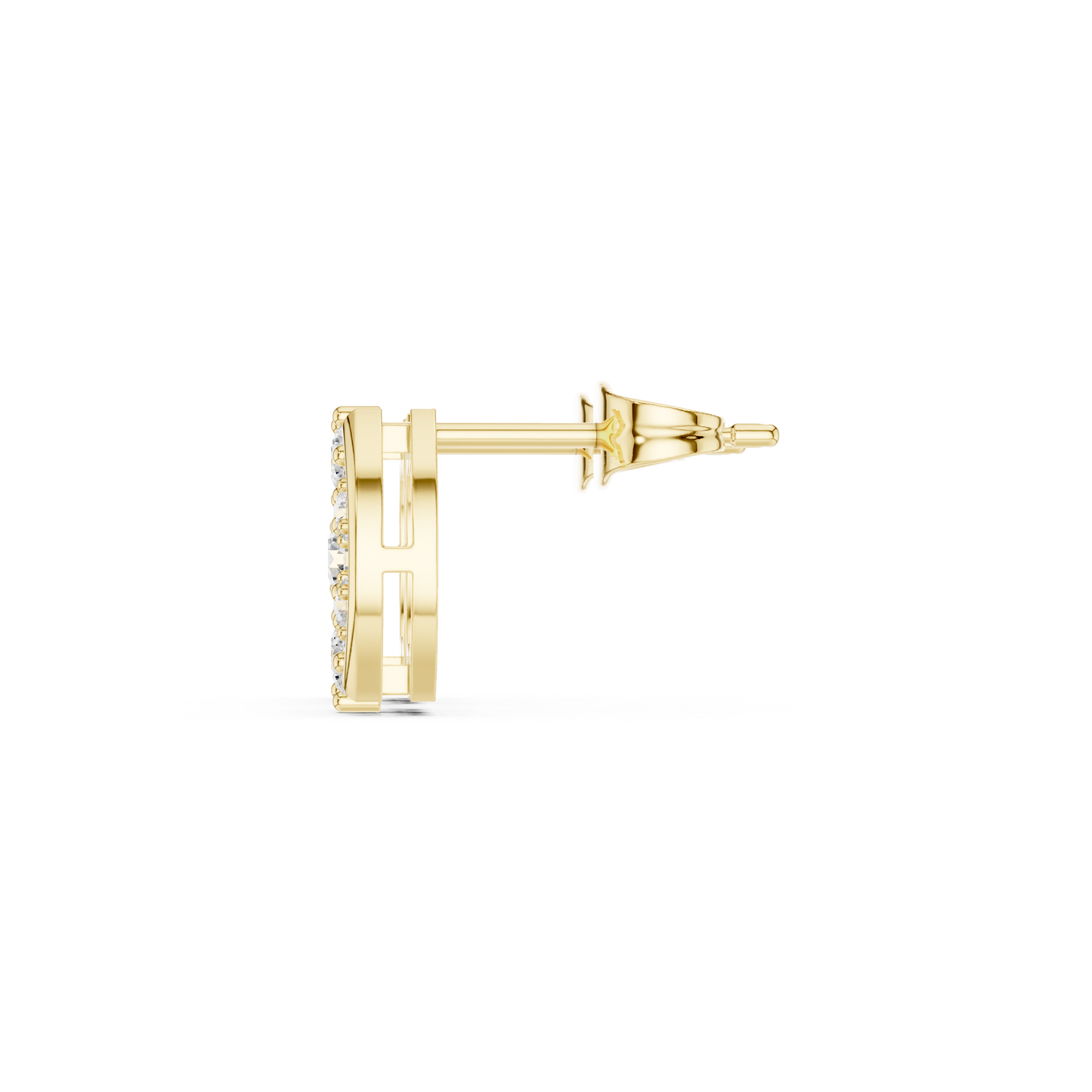 Artisanal 14K Gold Lab Grown Diamond Floral Cluster Earrings Photography For Pinterest And Social Media Engagement