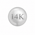 14K WHITE GOLD