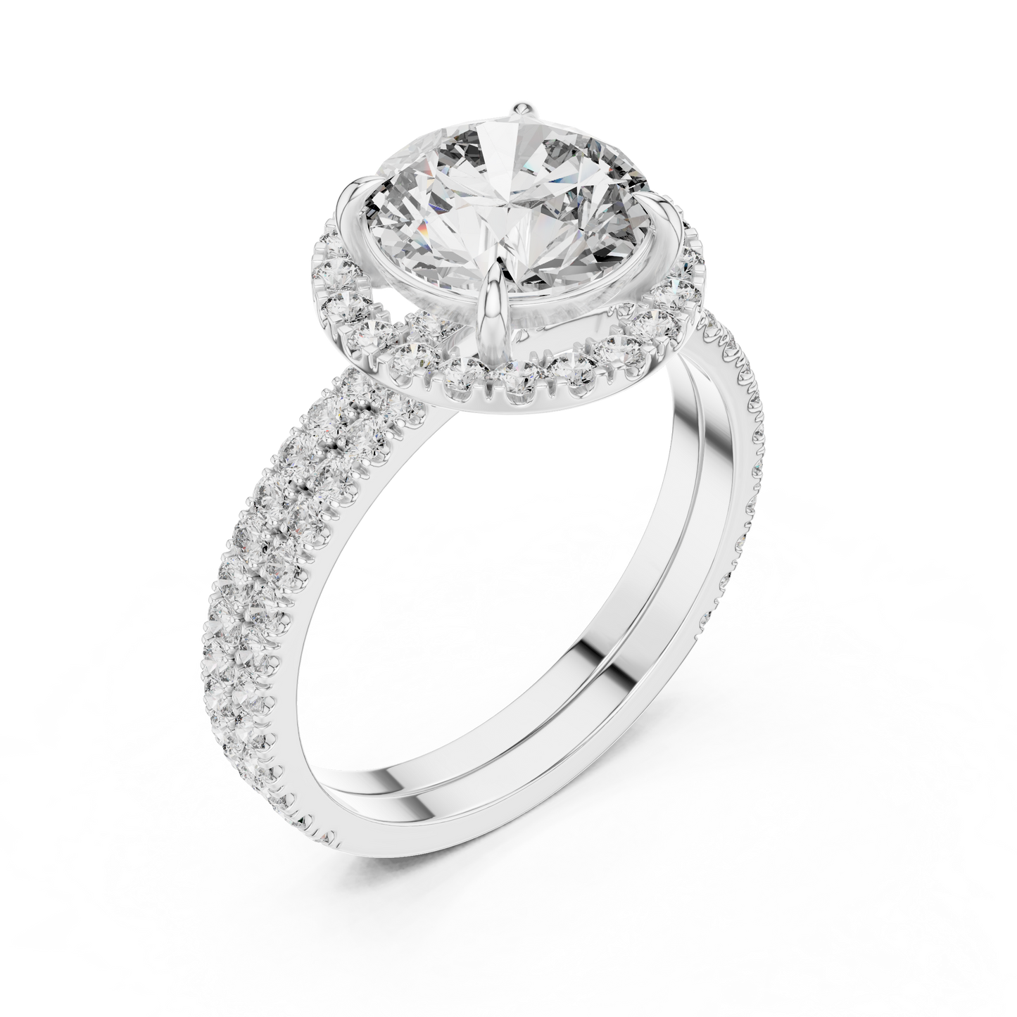 Regal Diamond Halo - Quiet Grandeur Forever - Luminous Halo Craft - Refinement In Every Detail