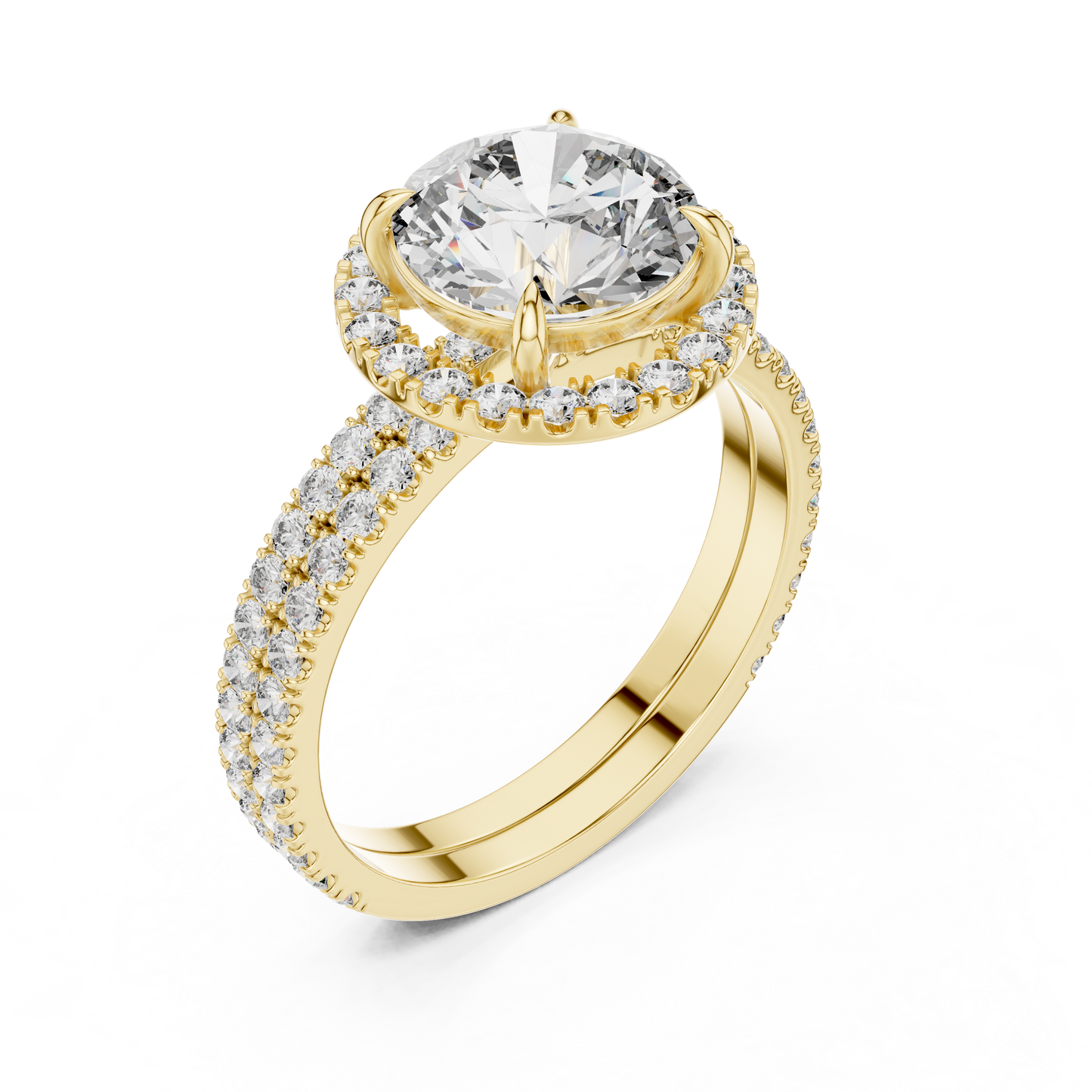Regal Diamond Halo - Quiet Grandeur Forever - Luminous Halo Craft - Refinement In Every Detail