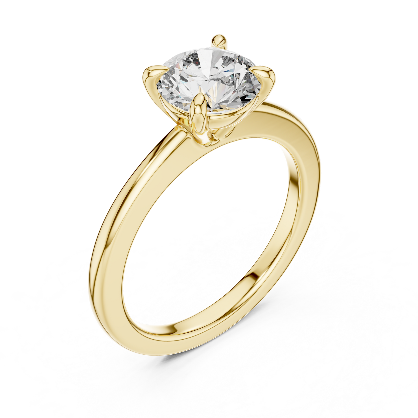 Undeniable Diamond Command - Sculpted Silver Gold Plated  Precision - Exclusivity In Every Angle
