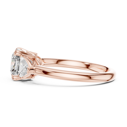 Maison Crafted Diamond Ring | Cushion Three Stone | An Icon Of Everlasting Desire