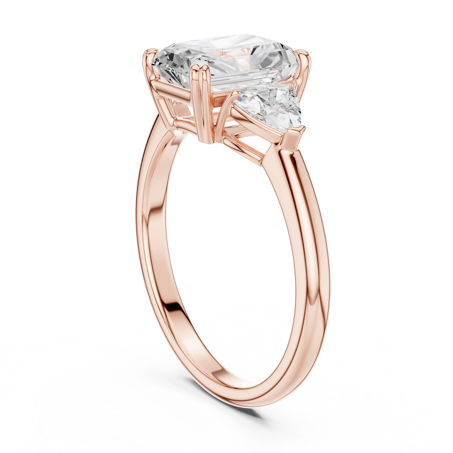 Timeless Luxury Engagement Ring Radiant Emerald Cut Design Luxury That Defines Your Forever