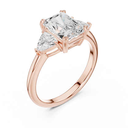 Timeless Luxury Engagement Ring Radiant Emerald Cut Design Luxury That Defines Your Forever