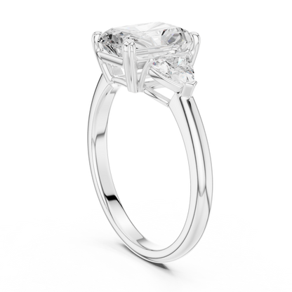 Timeless Luxury Engagement Ring Radiant Emerald Cut Design Luxury That Defines Your Forever