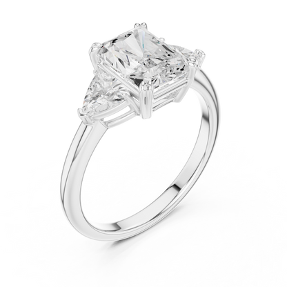 Timeless Luxury Engagement Ring Radiant Emerald Cut Design Luxury That Defines Your Forever