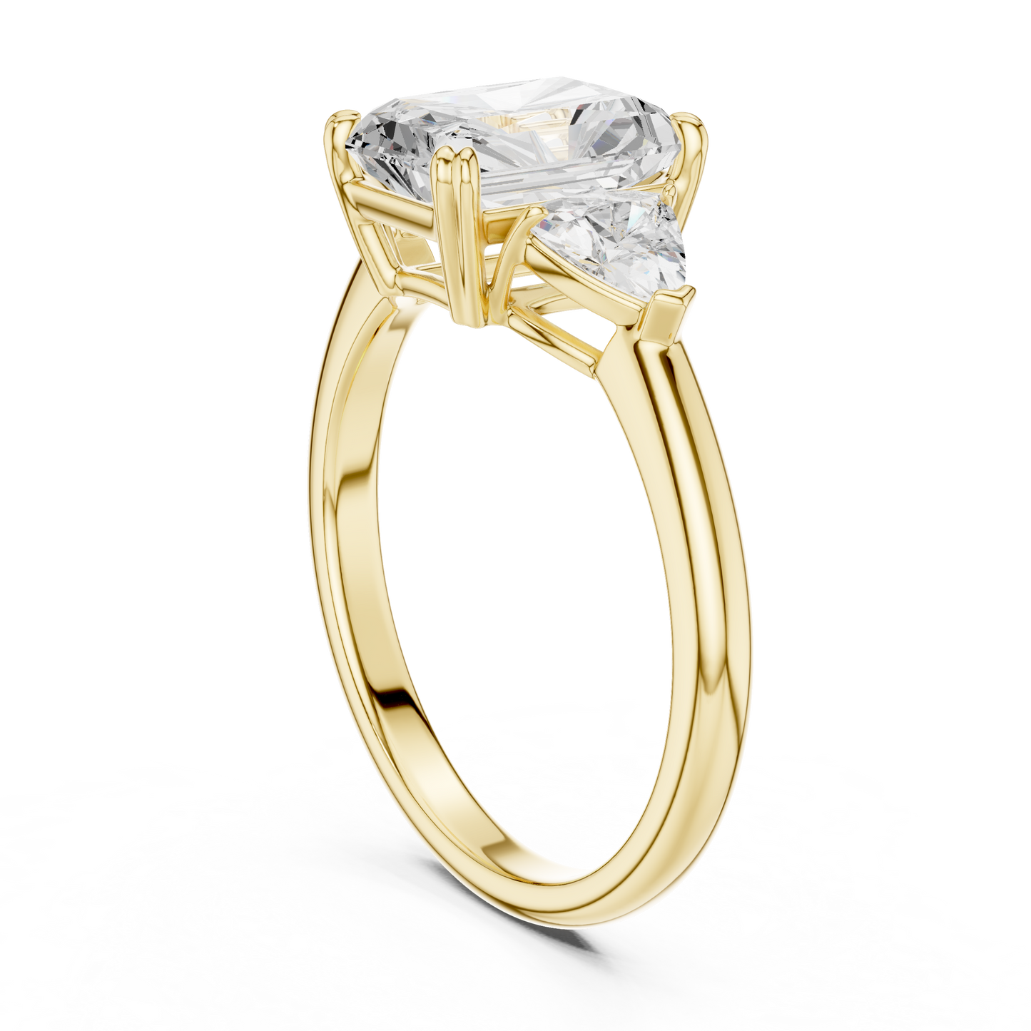 Timeless Luxury Engagement Ring Radiant Emerald Cut Design Luxury That Defines Your Forever