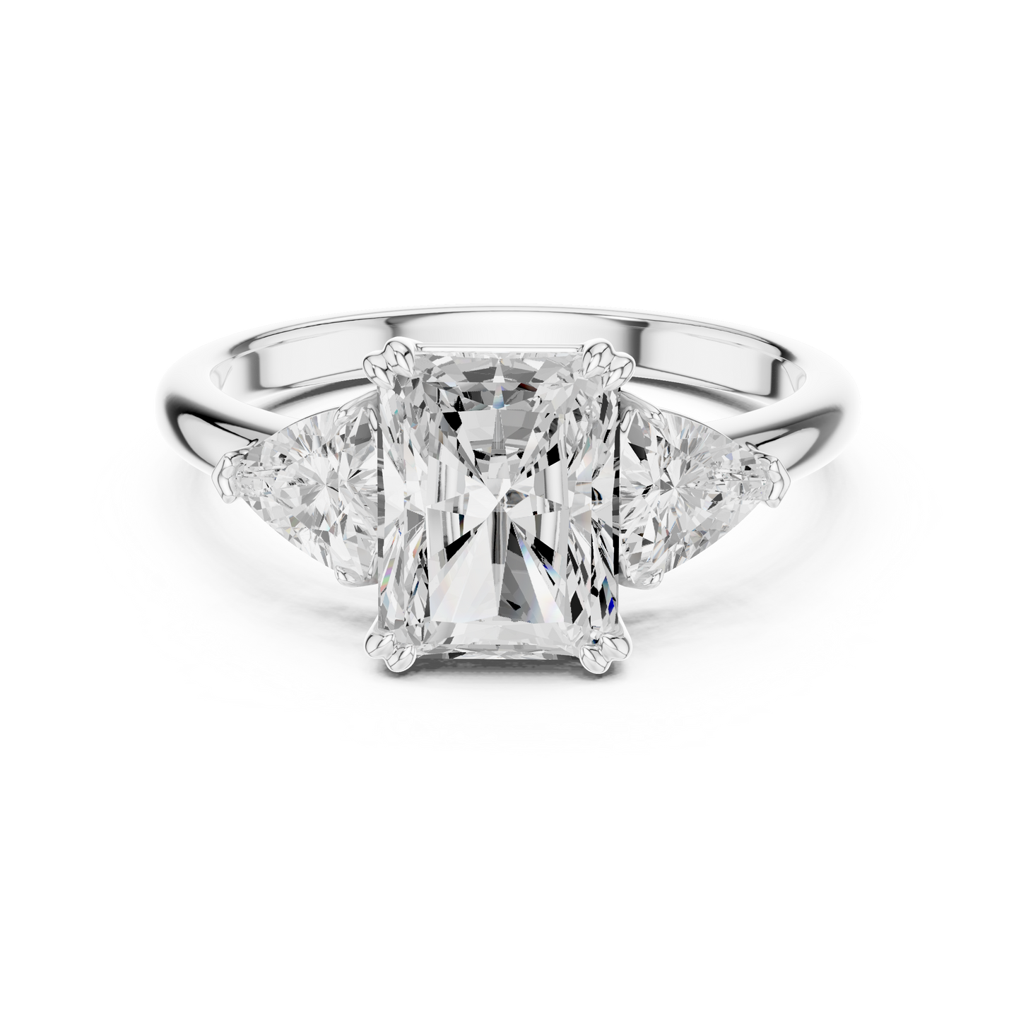 Timeless Luxury Engagement Ring Radiant Emerald Cut Design Luxury That Defines Your Forever