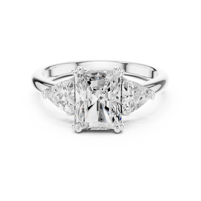 Timeless Luxury Engagement Ring Radiant Emerald Cut Design Luxury That Defines Your Forever