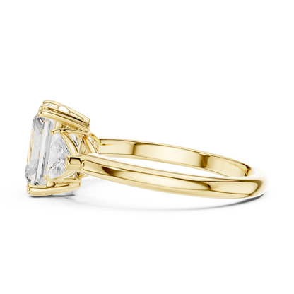 Timeless Luxury Engagement Ring Radiant Emerald Cut Design Luxury That Defines Your Forever