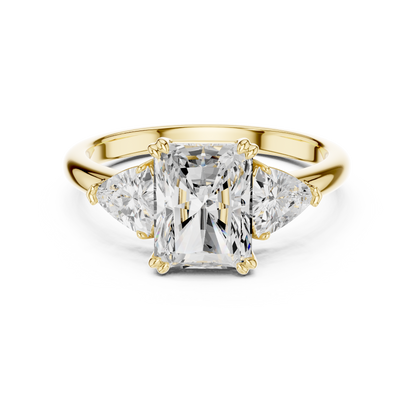 Timeless Luxury Engagement Ring Radiant Emerald Cut Design Luxury That Defines Your Forever