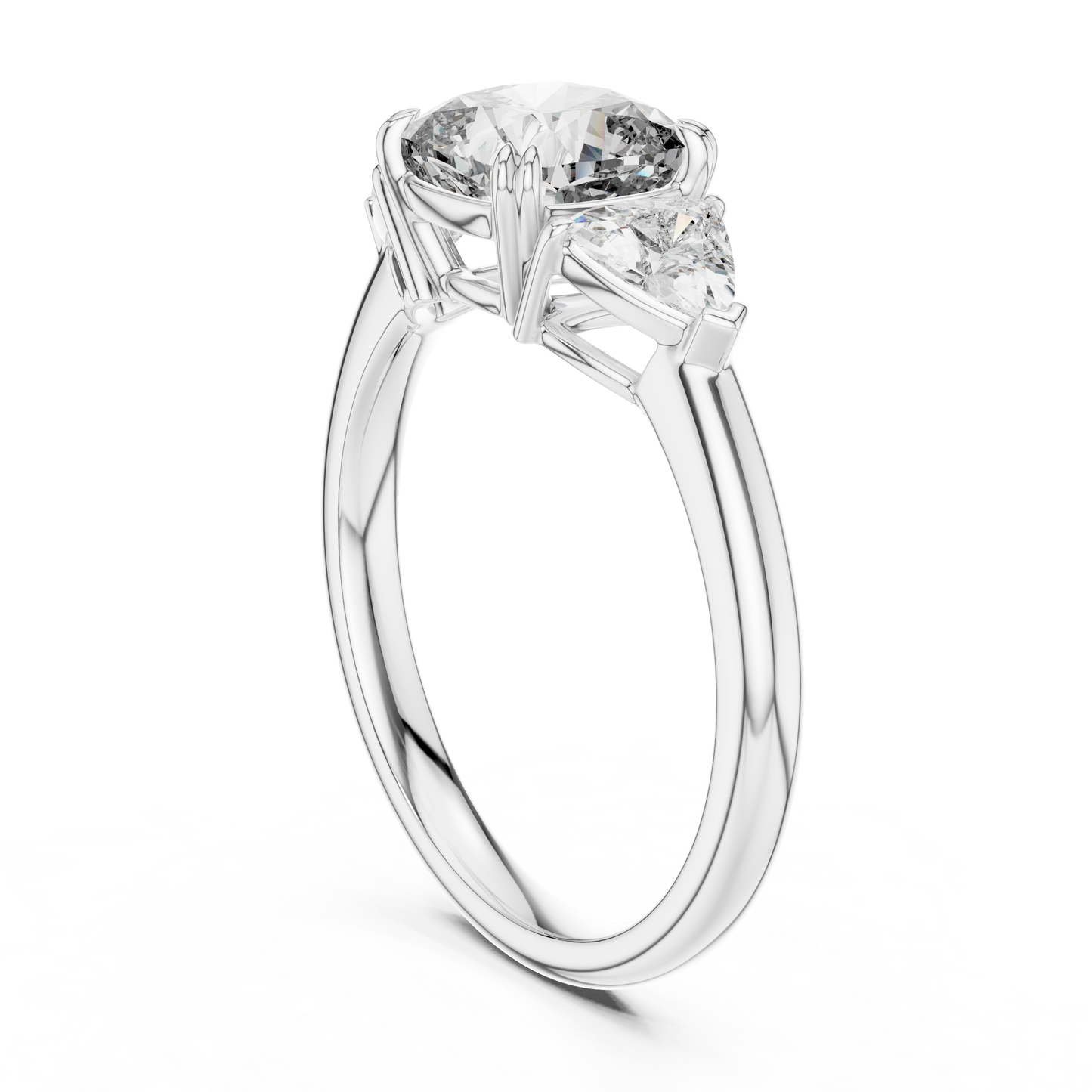 Maison Crafted Diamond Ring | Cushion Three Stone | An Icon Of Everlasting Desire