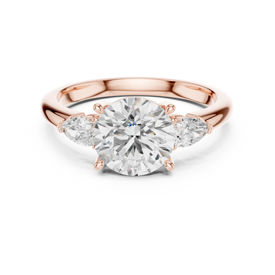 High End Bridal | Round Diamond Ring | Luxury Craftsmanship With Pure Sparkle