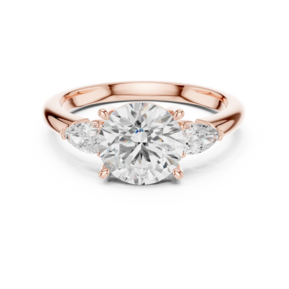 High End Bridal | Round Diamond Ring | Luxury Craftsmanship With Pure Sparkle