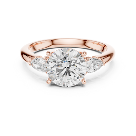 High End Bridal | Round Diamond Ring | Luxury Craftsmanship With Pure Sparkle