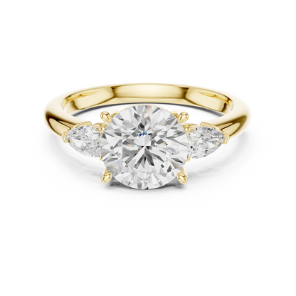 High End Bridal | Round Diamond Ring | Luxury Craftsmanship With Pure Sparkle