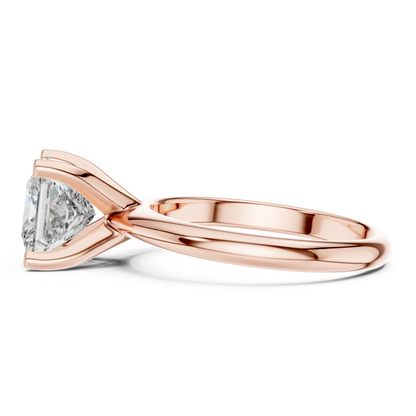 Princess Diamond Solitaire Ring | Quiet Luxury Statement | For Those Who Know Value