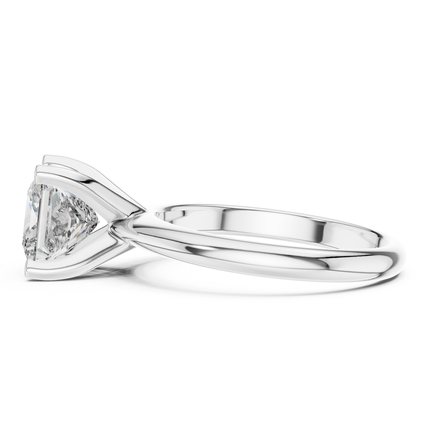 Princess Diamond Solitaire Ring | Quiet Luxury Statement | For Those Who Know Value