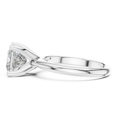 Princess Diamond Solitaire Ring | Quiet Luxury Statement | For Those Who Know Value