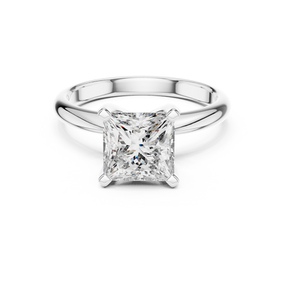 Princess Diamond Solitaire Ring | Quiet Luxury Statement | For Those Who Know Value