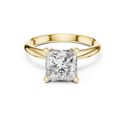 Princess Diamond Solitaire Ring | Quiet Luxury Statement | For Those Who Know Value