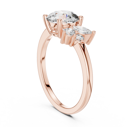 1.50CtTraditional Round Solitaire Ring • Clean 6-Prong Setting • Bridal Favorite • Minimalist Silver Solitaire Band