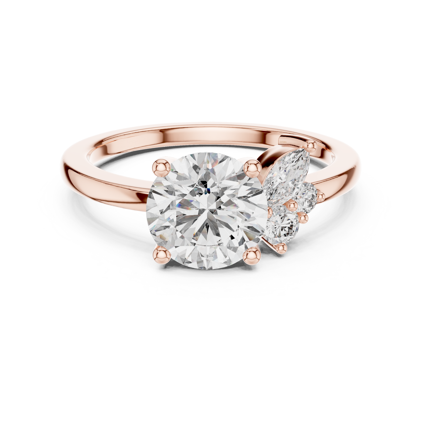 1.50CtTraditional Round Solitaire Ring • Clean 6-Prong Setting • Bridal Favorite • Minimalist Silver Solitaire Band