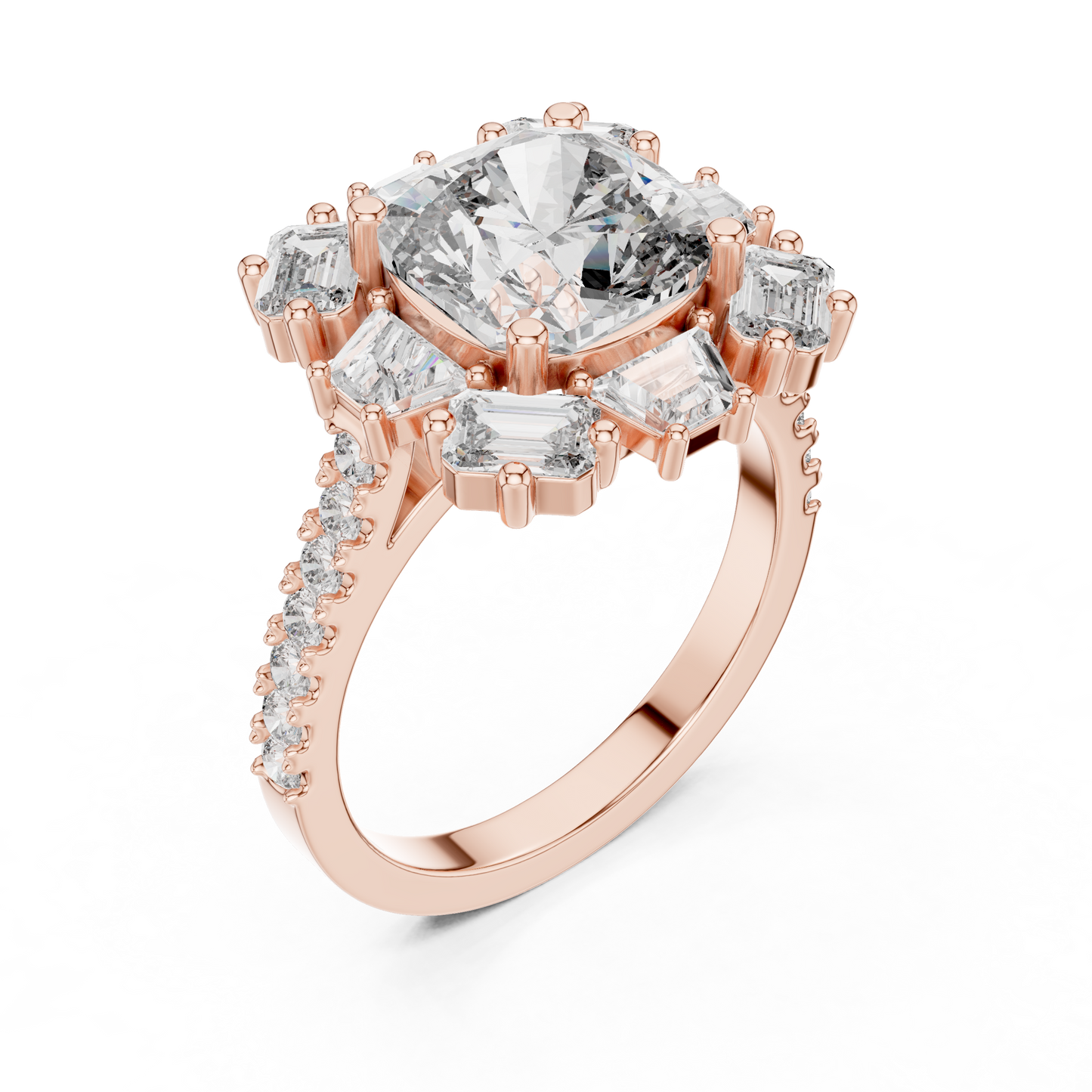 Brilliant cushion diamond ring radiates luxury elegance timeless sparkle for unforgettable engagements moments