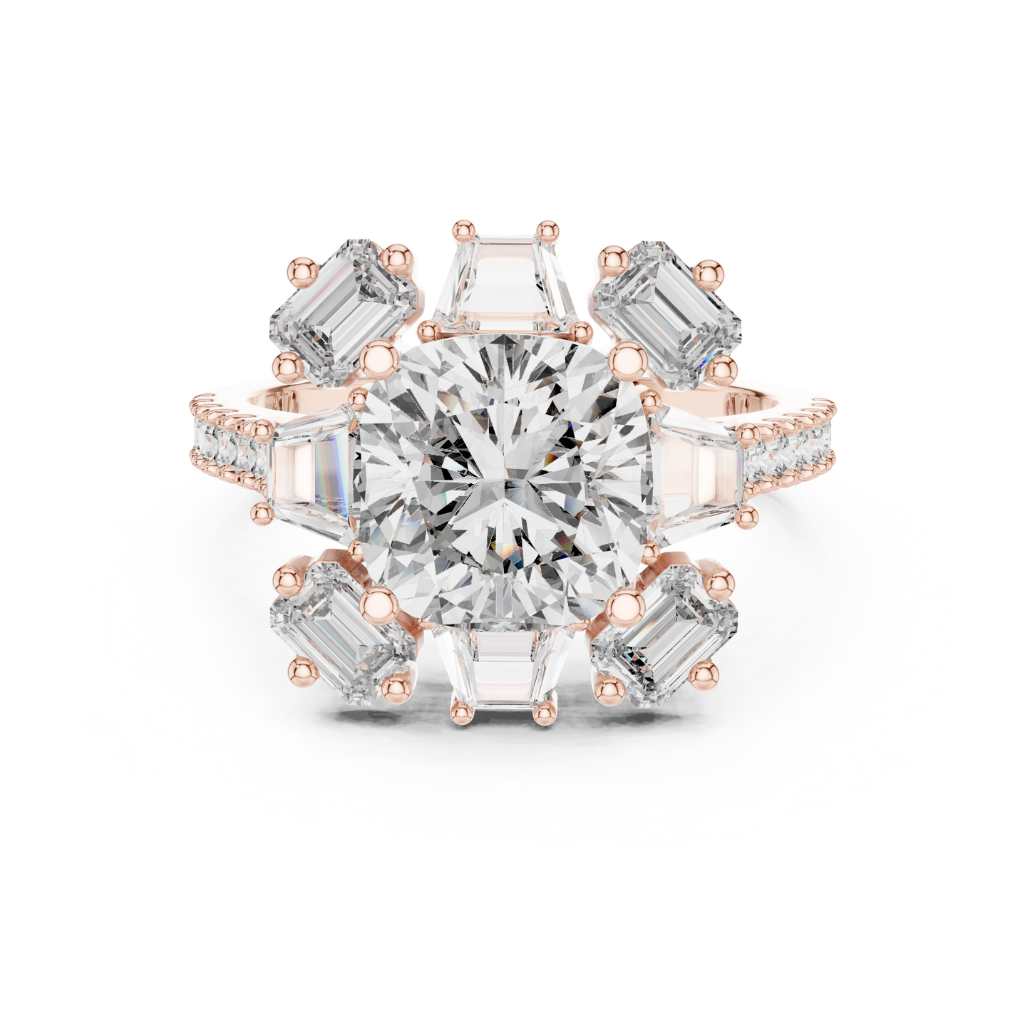 Brilliant cushion diamond ring radiates luxury elegance timeless sparkle for unforgettable engagements moments