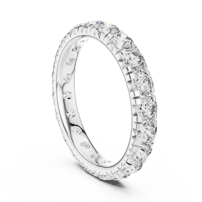 Infinity Glace™ Precision-Prong Eternity Band — Luxe Continuous Sparkle - Gift For Her - Proposal - Promise Ring