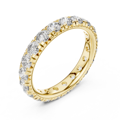 Infinity Glace™ Precision-Prong Eternity Band — Luxe Continuous Sparkle - Gift For Her - Proposal - Promise Ring