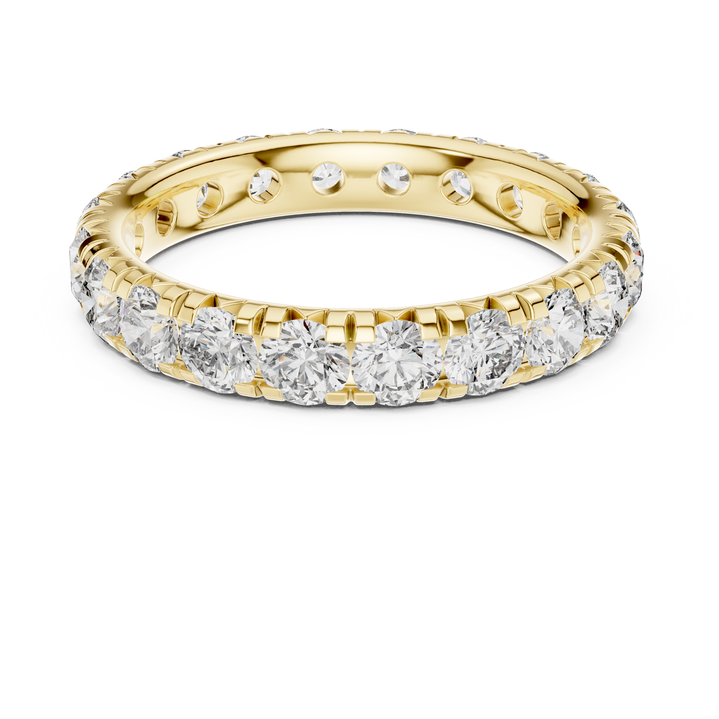 Infinity Glace™ Precision-Prong Eternity Band — Luxe Continuous Sparkle - Gift For Her - Proposal - Promise Ring