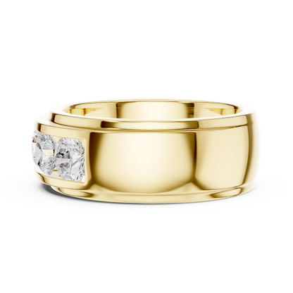 Luxury Round Diamond Band • Refined Heavy Style • Fashion Ring for Women And Girl