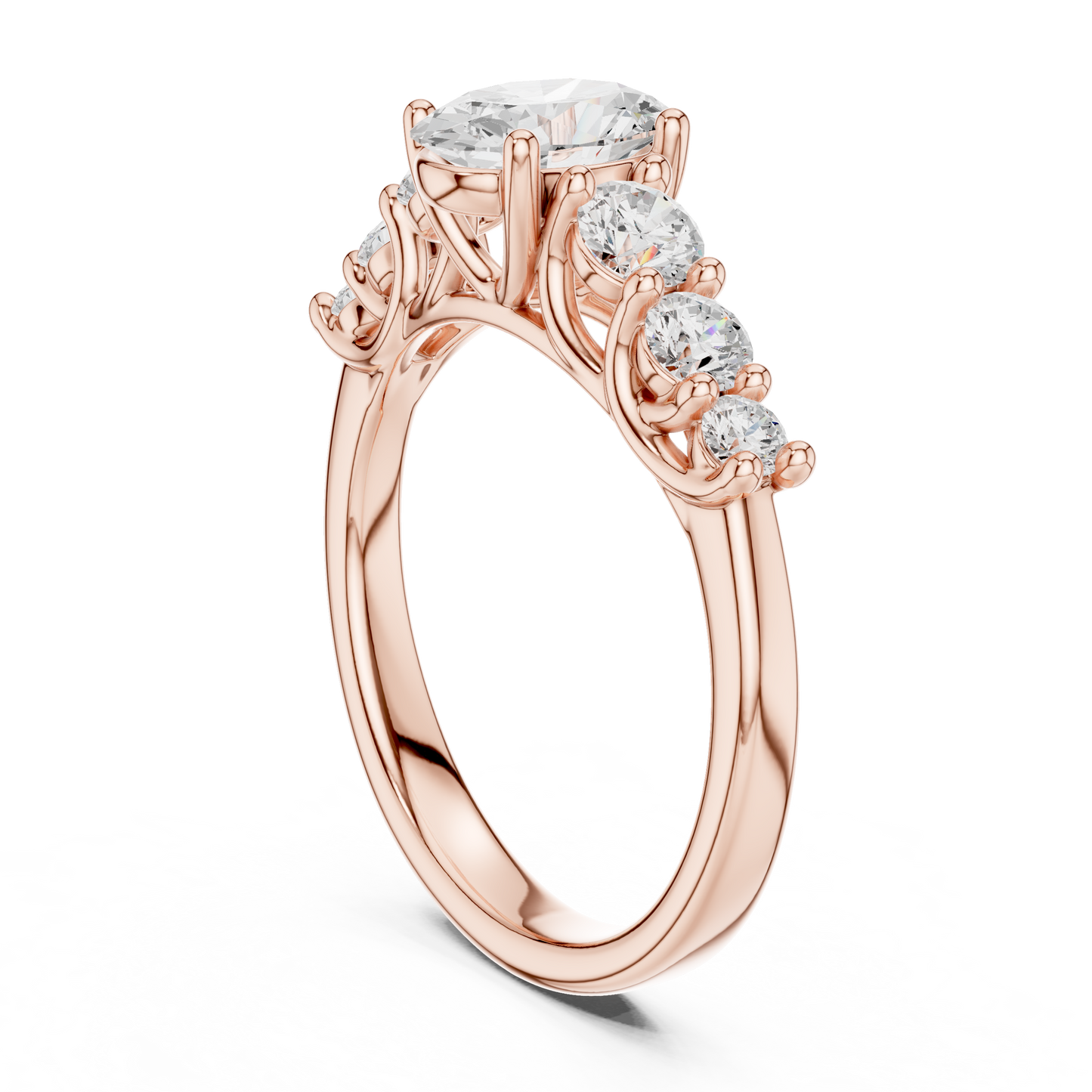 0.85Ct Oval Solitaire Inspired Ring • Ultra-Fine Gold Finish • Romantic Gift for Her