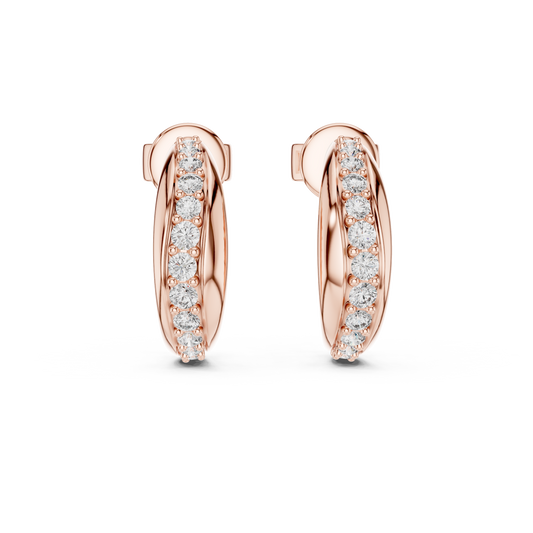Gold Hoop Earrings for Women • Small Sparkle Hoops • Dainty Everyday Jewelry • Gift for Her