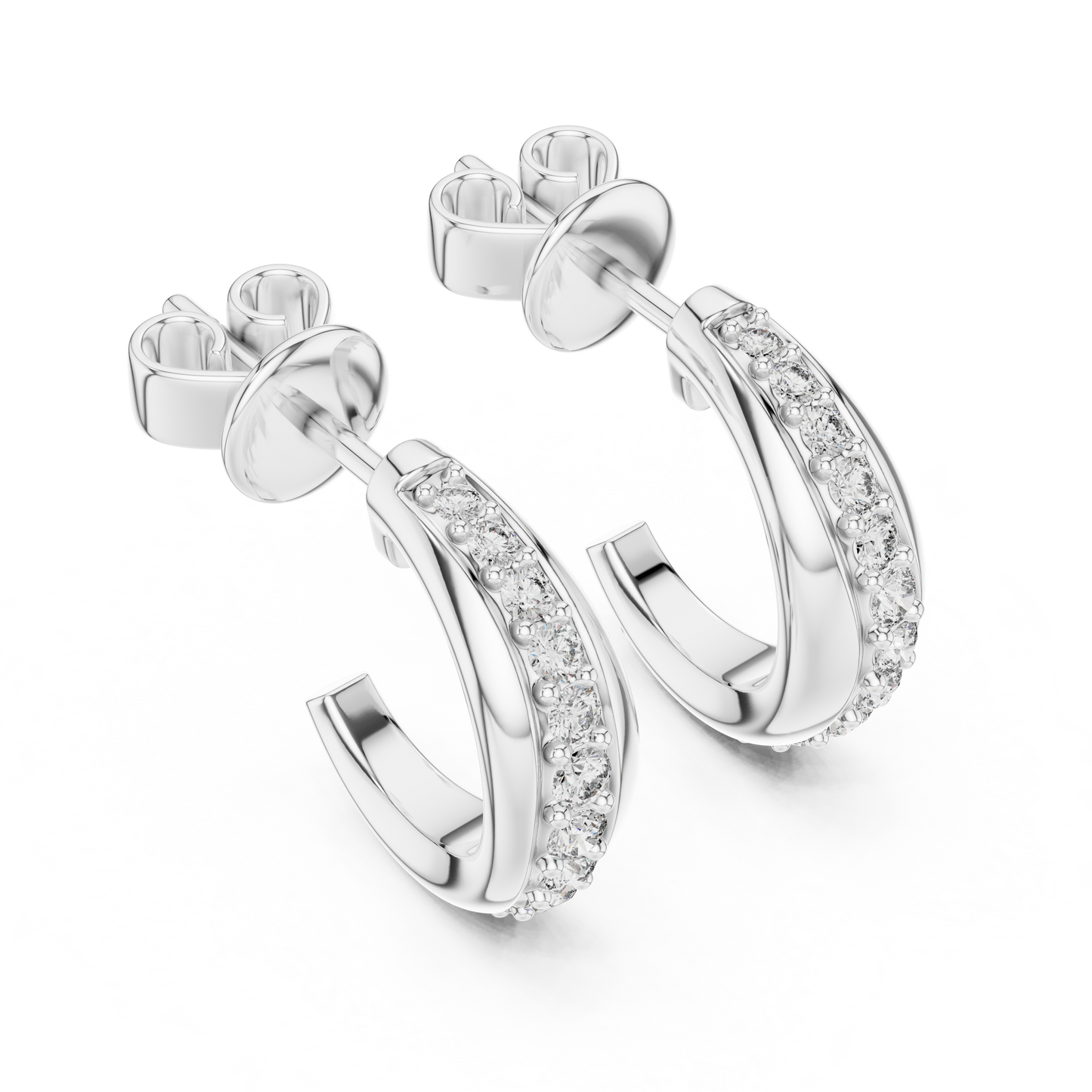 Gold Hoop Earrings for Women • Small Sparkle Hoops • Dainty Everyday Jewelry • Gift for Her