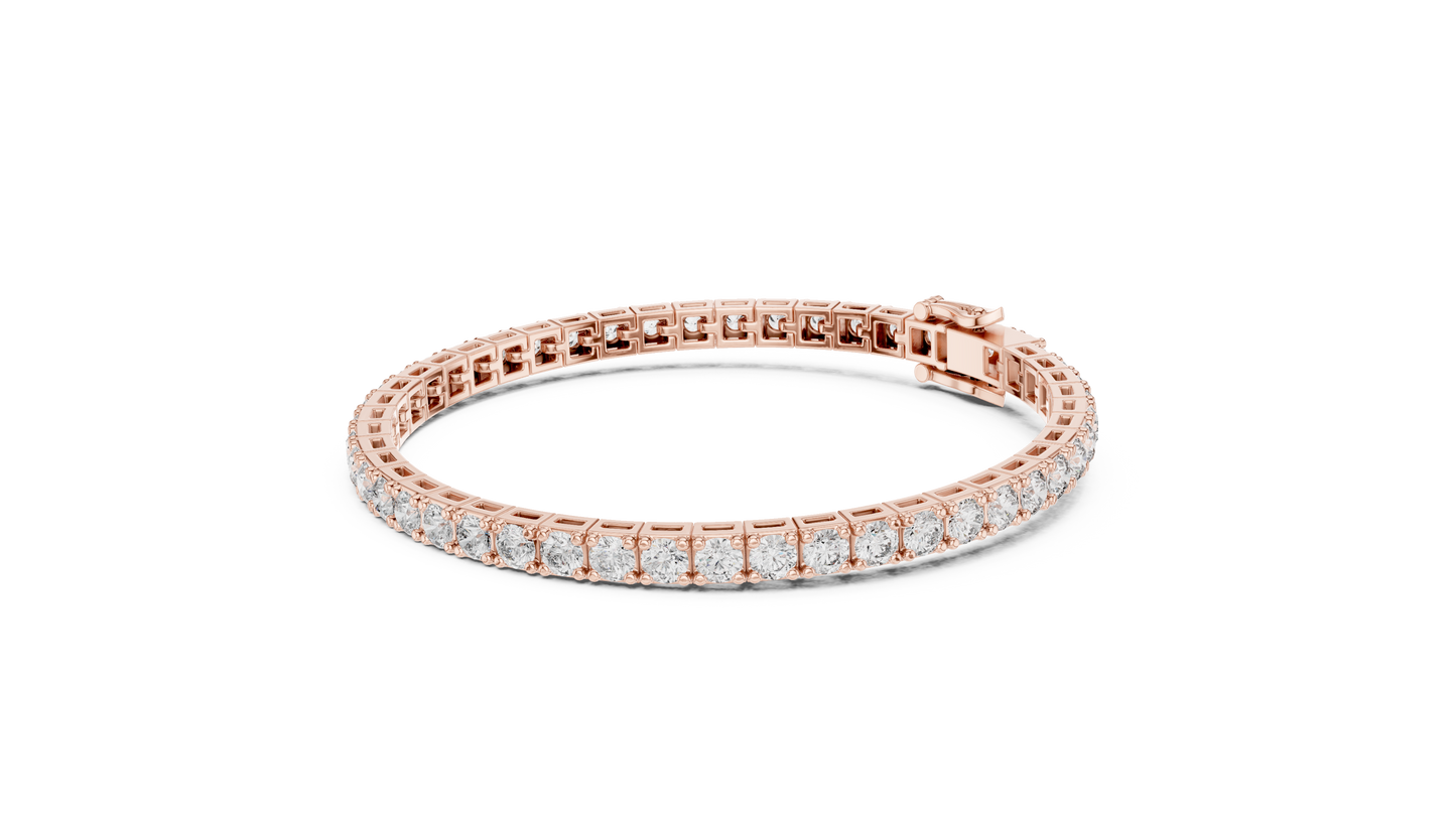 OpalRise Gold Tennis Bracelet – Crafted Brilliance - Brilliant Stones, Luxury Gift for Her – Elegant Bridal-Jewelry