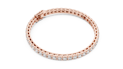 OpalRise Gold Tennis Bracelet – Crafted Brilliance - Brilliant Stones, Luxury Gift for Her – Elegant Bridal-Jewelry
