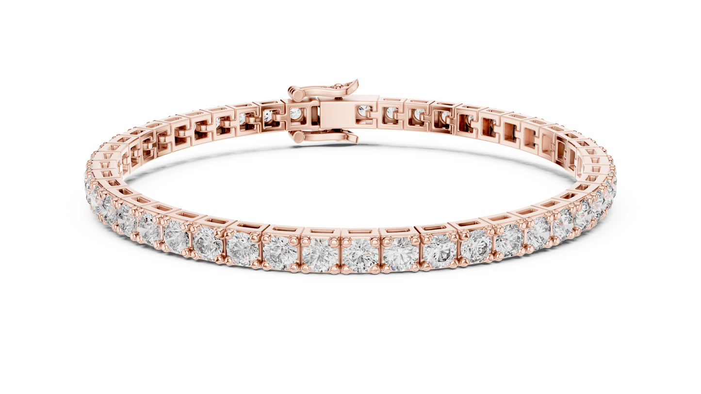 OpalRise Gold Tennis Bracelet – Crafted Brilliance - Brilliant Stones, Luxury Gift for Her – Elegant Bridal-Jewelry