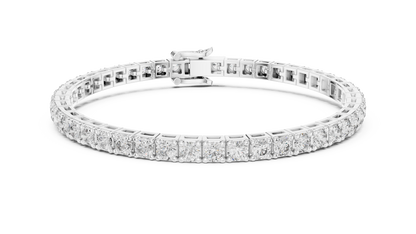Empress Round Diamond Bracelet • High-Grade Gold Setting • Eternal Sparkle Design • Opulent Gift for Her