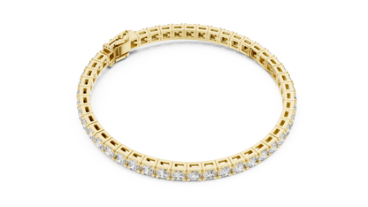 OpalRise Gold Tennis Bracelet – Crafted Brilliance - Brilliant Stones, Luxury Gift for Her – Elegant Bridal-Jewelry
