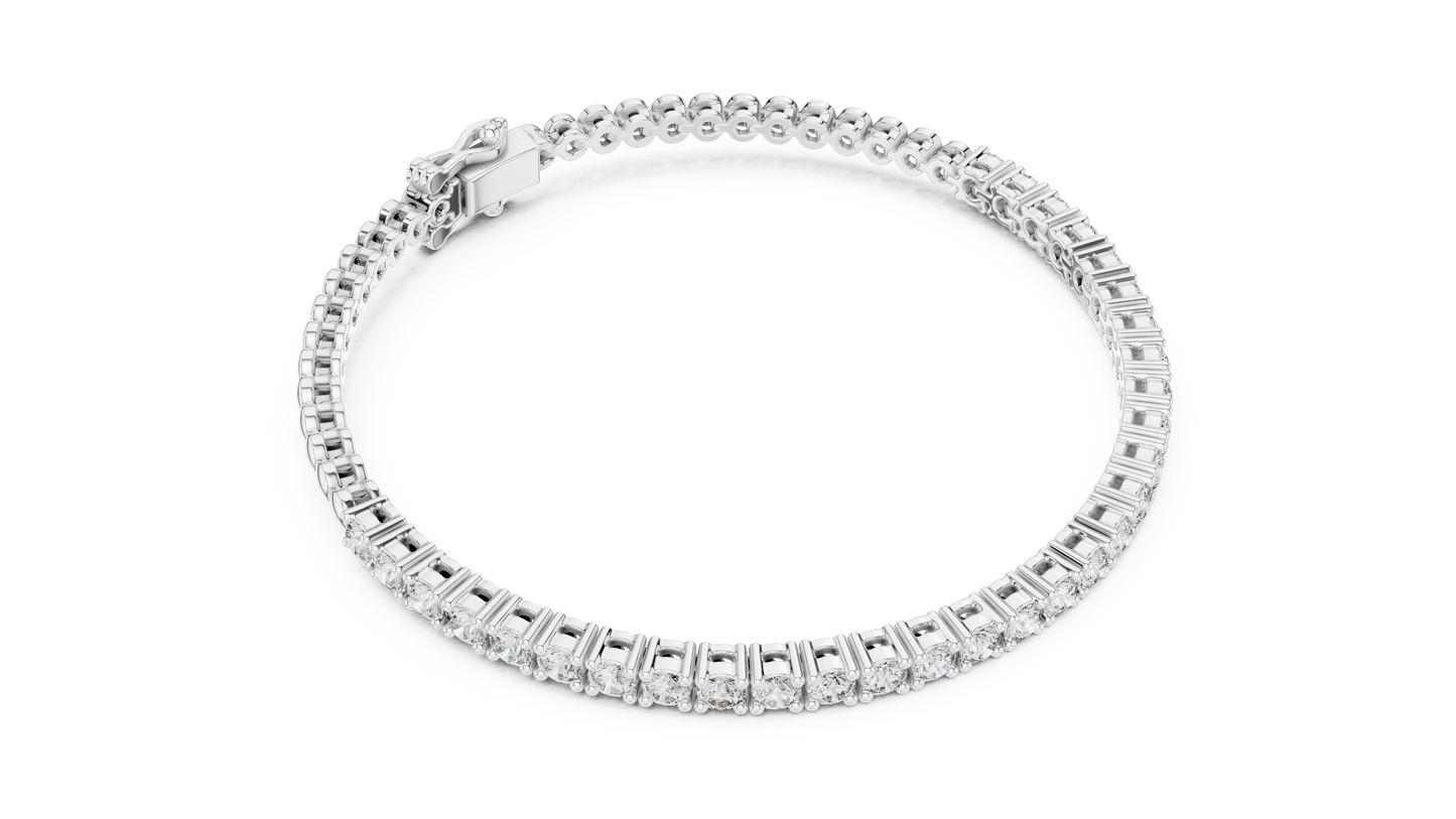 Adjustable Tennis Bracelet • High-Shine Crystal Line • Trending Gift for Her • Fine Sparkle Wrist Jewelry