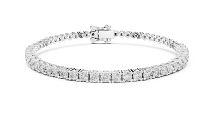 Adjustable Tennis Bracelet • High-Shine Crystal Line • Trending Gift for Her • Fine Sparkle Wrist Jewelry