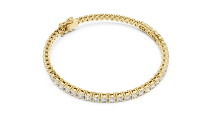 Adjustable Tennis Bracelet • High-Shine Crystal Line • Trending Gift for Her • Fine Sparkle Wrist Jewelry