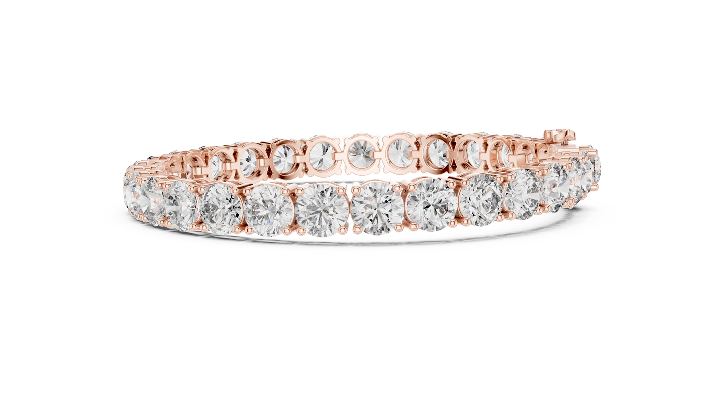 Classic 4-Prong Diamond Tennis Bracelet | Lab Diamond Jewelry | Everyday Luxury | Anniversary Gift